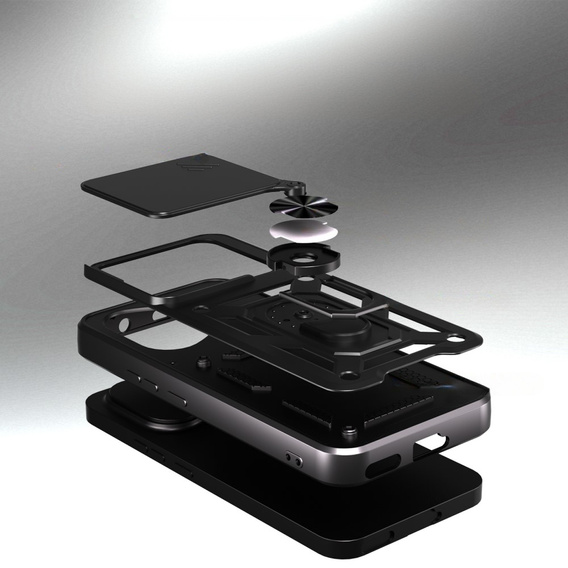 Pouzdro pro Honor 400 5G, CamShield Slide, černé