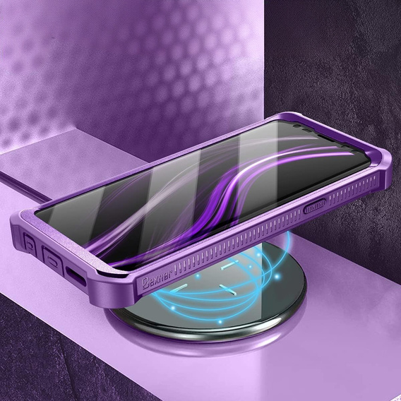 Pancéřové pouzdro pro Samsung Galaxy S9, Dexnor Full Body, fialové