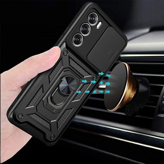 Pouzdro pro Realme 14X / Realme C75, CamShield Slide, černé
