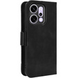 Klopové pouzdro pro Oppo Reno 14, slot na karty, peněženka, černé
