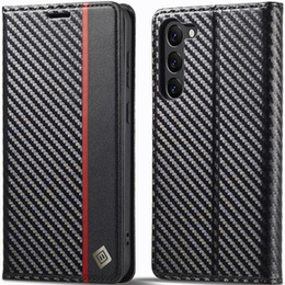Flipové pouzdro pro Samsung Galaxy S24, Carbon LC.IMEEKE, černé