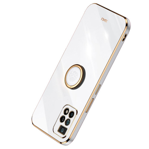 Pouzdro pro Xiaomi Redmi 10, Electro Ring, bílé