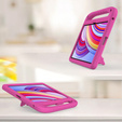 Dětské pouzdro pro Xiaomi Redmi Pad Pro / Xiaomi Poco Pad, s rukojetí, růžové