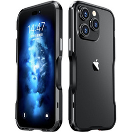 Pouzdro LUPHIE pro iPhone 14 Pro Max, Armor Bumper, černé