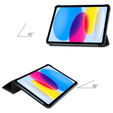 Pouzdro pro iPad 10.9 2022 10 Gen, Smartcase s prostorem pro stylus, černé