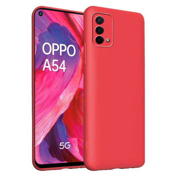 Pouzdro pro Oppo A54 5G / A74 5G / A93 5G, Silicone Lite, červené