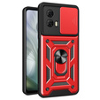 Pouzdro pro Motorola Moto E14, CamShield Slide, červené