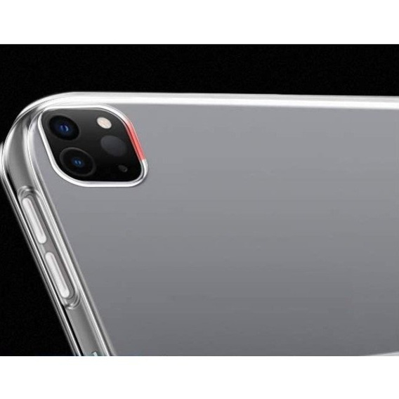 Pouzdro pro iPad Pro 11" 2022/2021/2020/2018 (4/3/2/1 gen.), silikonové, průhledné