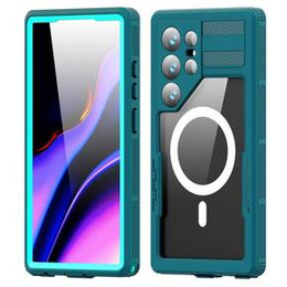 Vodotěsné pouzdro pro Samsung Galaxy S24 Ultra, Redpepper, pro MagSafe, modré