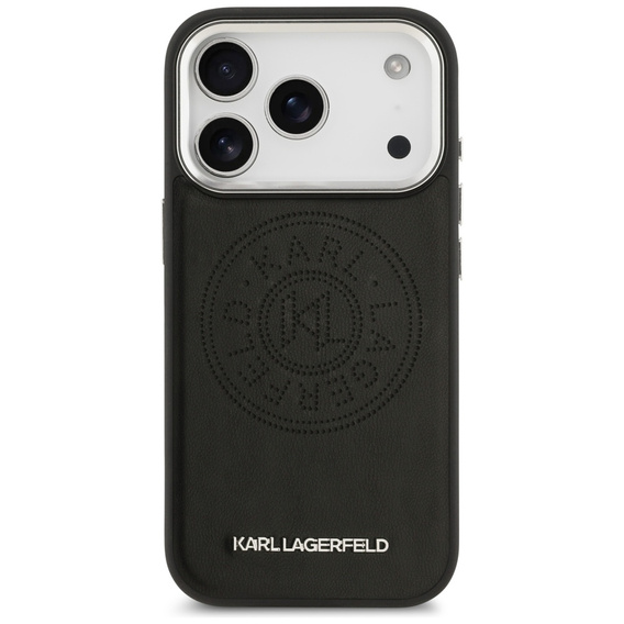 Pouzdro Karl Lagerfeld Point & Metal Logo MagSafe pro iPhone 17 Pro Max