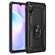 Pancéřové pouzdro pro Xiaomi Redmi 9A, Nox Case Ring, černé