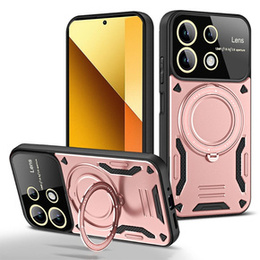 Pancéřové pouzdro pro Xiaomi Redmi Note 13 Pro 4G / Xiaomi Redmi Note 14S / Xiaomi Poco M6 Pro 4G, CamShield MagSafe, růžové