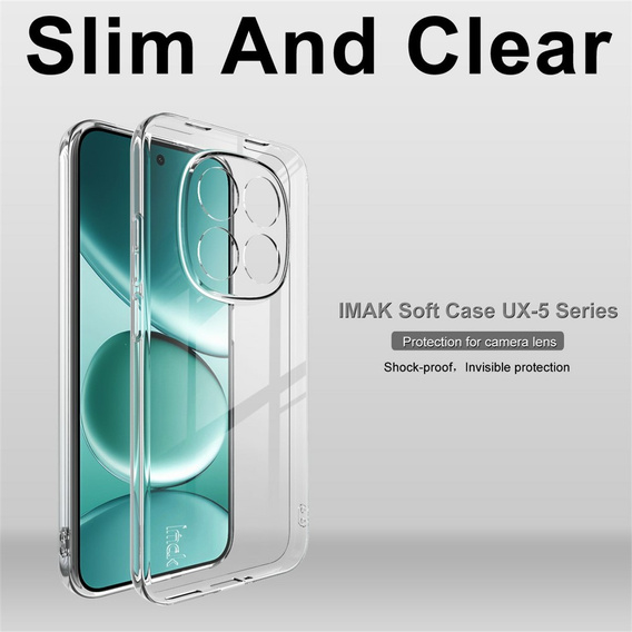 IMAK pouzdro pro Xiaomi Redmi Note 15 Pro 5G, řada UX-5, průhledné