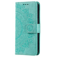 Klopové pouzdro pro Samsung Galaxy A55 5G, Mandala Flower, zelené