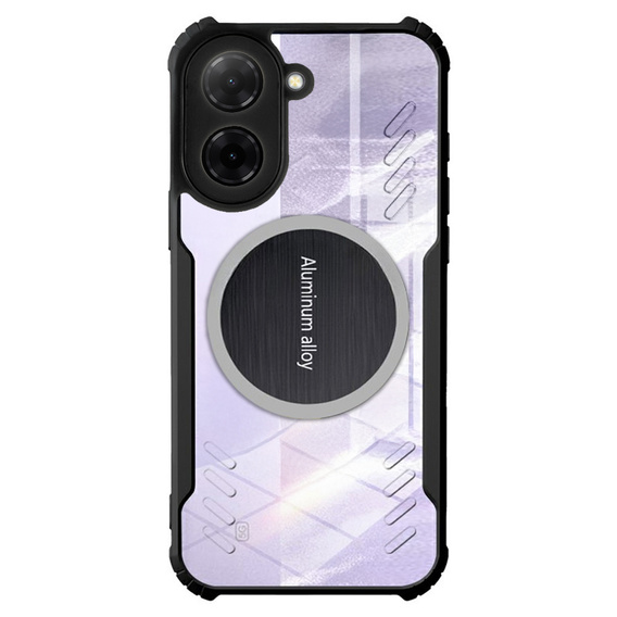 Pouzdro pro Xiaomi Redmi A5, s magnetickou fólií, transparentní / černé
