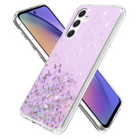 Pouzdro pro Samsung Galaxy A54 5G, Glittery, fialové