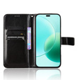 Klopové pouzdro pro Honor 400 Lite, Crazy Horse Wallet, černé