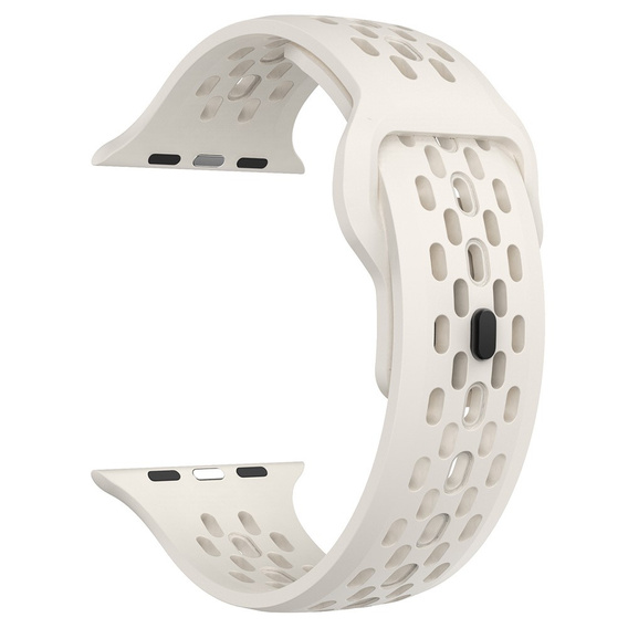 Silikonový řemínek pro Apple Watch 1/2/3/4/5/6/7/8/SE/ULTRA 42/44/45/49MM, béžový