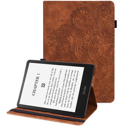 Pouzdro s klopou pro Amazon Kindle Paperwhite 5 (2021), flower, modré