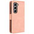 Klopové pouzdro pro Infinix Hot 50 Pro+ 4G, Card Slot, růžové