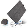 Pouzdro pro Microsoft Surface Pro 9, Wallet Pen Slot, šedé