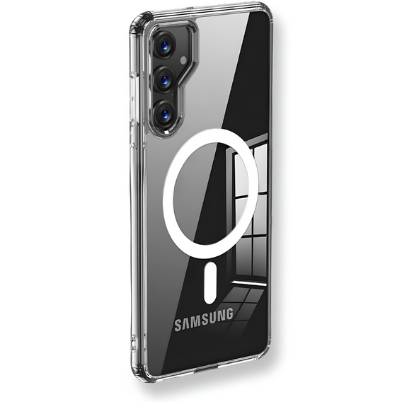 Pouzdro pro Samsung Galaxy A35 5G, Fusion Hybrid, pro MagSafe, průhledné