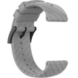 Univerzální silikonový řemínek 22 mm, šedá