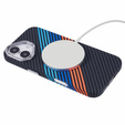 Pouzdro pro iPhone 16 Plus, Carbon Fiber MagSafe, námořnicky modré