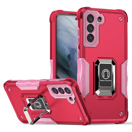 Pouzdro pro Samsung Galaxy S21 FE, Dual-Layer Armor, růžové