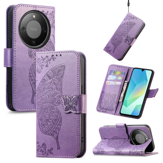 Pouzdro s klopou Butterfly pro Honor Magic 8 Lite