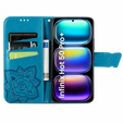 Klopové pouzdro pro Infinix Hot 50 Pro+ 4G, Butterfly, modré