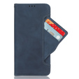 Klopové pouzdro pro Xiaomi Redmi 15 5G / 4G, slot na karty, peněženka, tmavě modré