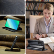 Klopové pouzdro pro Samsung Galaxy S23, ERBORD Waxy Wallet, černé