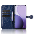 Klopové pouzdro pro Oppo Reno 14, Wallet Rhombus, modré