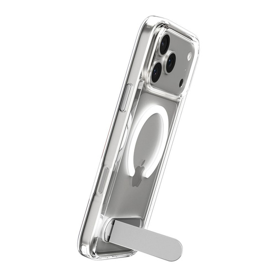 Spigen Ultra Hybrid "S" MagSafe pouzdro pro iPhone 17 Pro, čiré / bílé