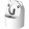 Silikonový nabíjecí stojánek pro Apple Watch 1/2/3/4/5/6/7/8/SE/Ultra, bílý
