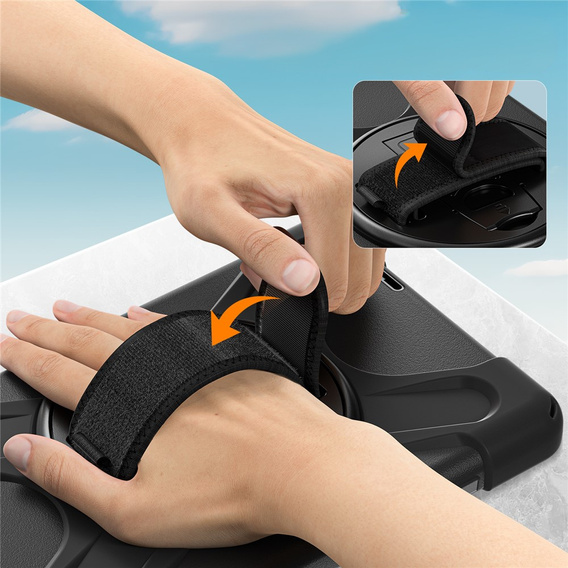 Pevné pouzdro s podstavcem a ramenním popruhem pro Lenovo Tab One