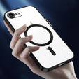 Pouzdro pro iPhone 7 Plus / 8 Plus, Electro MagSafe, černé + sklo na displej