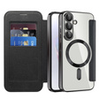 Klopové pouzdro pro Samsung Galaxy A26, RFID Wallet MagSafe CamShield, černé