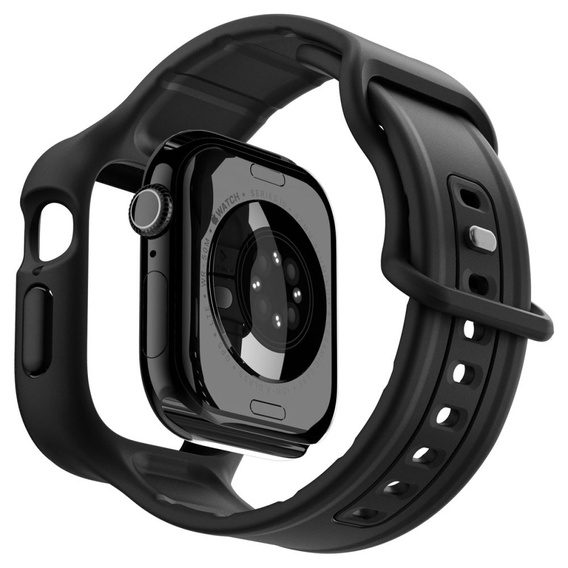 Etui Pasek SPIGEN do Apple Watch 4/5/6/7/SE 44/45mm, Rugged Armor Pro, Charcoal Grey