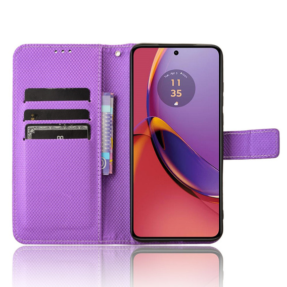 Flipové pouzdro pro Motorola Moto G84 5G, Smart Magnet, fialová