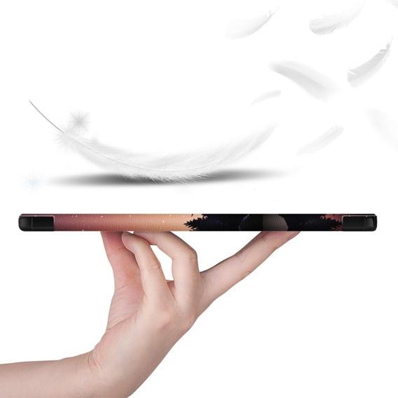 Pouzdro pro Samsung Galaxy Tab A9+, Smartcase, evening landscape