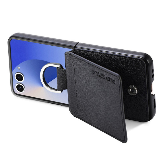 Pouzdro se slotem na kartu a kroužkem pro Samsung Galaxy Z Flip7