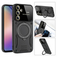 Obrněné pouzdro pro Samsung Galaxy A55 5G, Magnetic Ring, černé