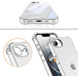 Pouzdro pro iPhone 16E, Erbord Dropproof, průhledné + sklo
