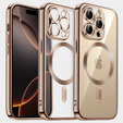 Pouzdro pro iPhone 16 Pro, Electro MagSafe, desert titanium + sklo na displej