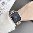 Kožený řemínek pro Apple Watch 1/2/3/4/5/6/7/8/SE/Ultra 42/44/45/49 mm, béžový