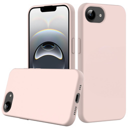 Pouzdro pro iPhone 16e, Silicone MagSafe, růžové