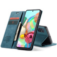 Pouzdro CASEME pro Samsung Galaxy A71, Leather Wallet Case, zelené