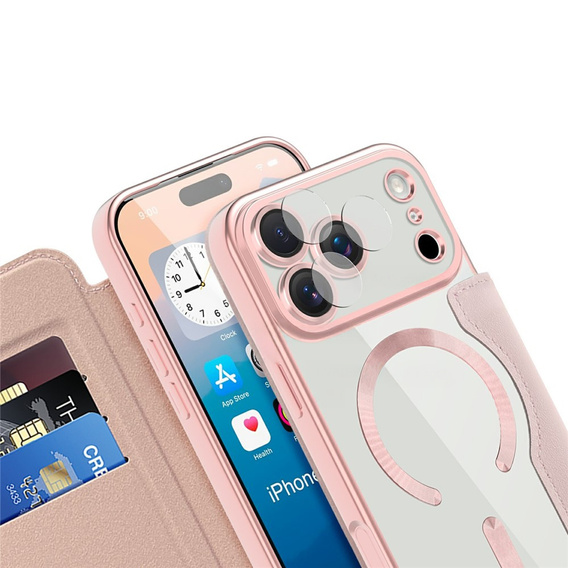 Peněženkové flipové pouzdro MagSafe RFID s ochranou fotoaparátu pro iPhone 17 Pro Max